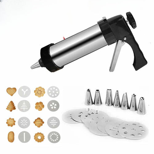 Cookie Press Maker Kit Cookie Making Gun Biscuit DIY Cake Molds Cream