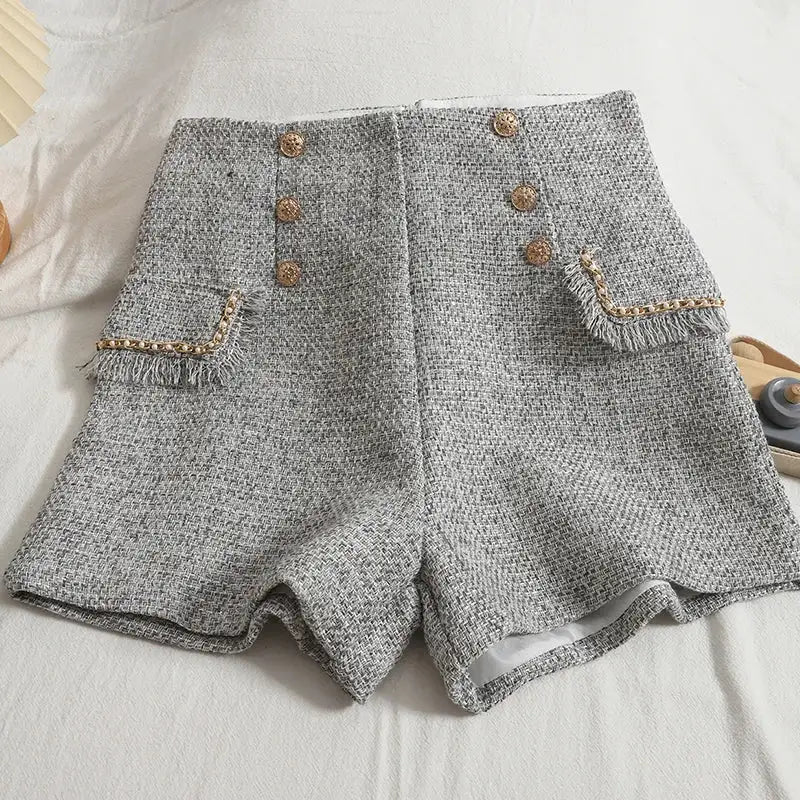 Ladies High Waist Shorts