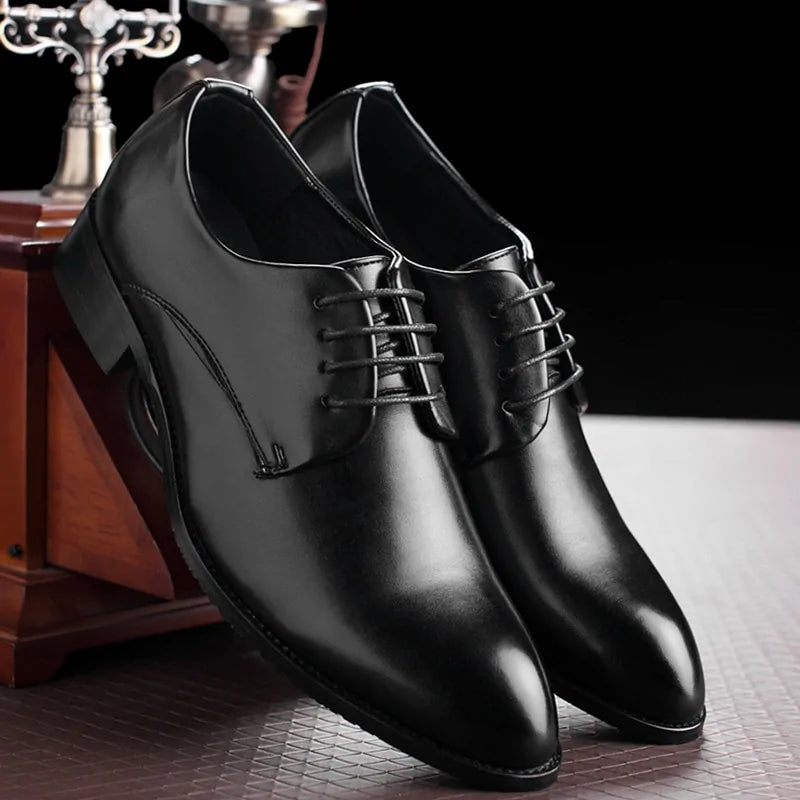 Black Leather Formal Business Shoe