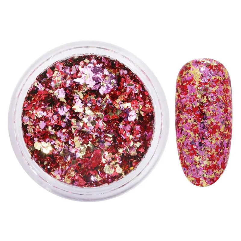 Metallic Mirror Nail Art Pigment Powder