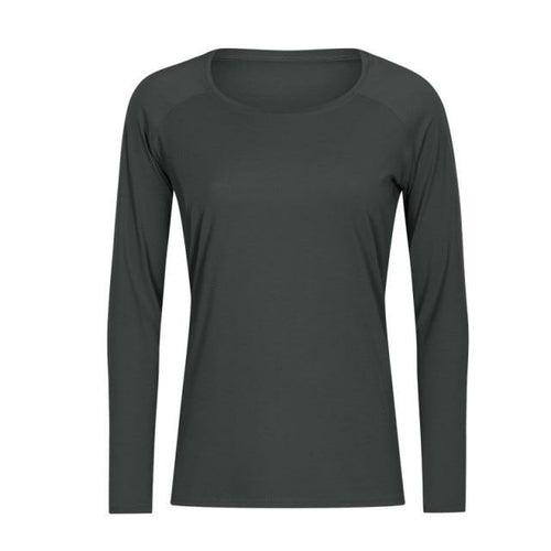 Naked-feel Fabric Skin Friendly Workout Yoga Long Sleeved Shirts Women