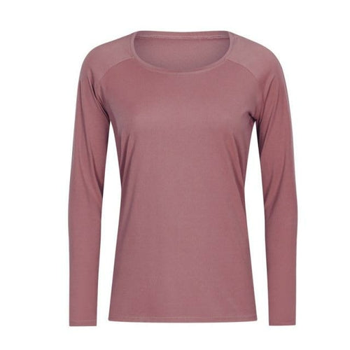 Naked-feel Fabric Skin Friendly Workout Yoga Long Sleeved Shirts Women